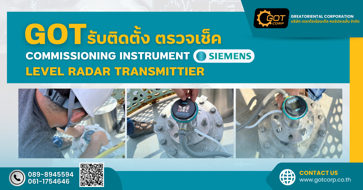 Commissioning instruments Commissioning instruments