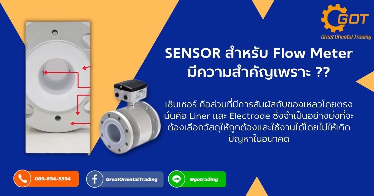 SENSOR สำหรับ Flow Meter มีความสำคัญเพราะ ?? เซ็นเซอร์ คือส่วนที่มีการสัมผัสกับของเหลวโดยตรง นั่นคือ Liner และ Electrode ซึ่งจำเป็นอย่างยิ่งที่จะต้องเลือกวัสดุให้ถูกต้องและใช้งานได้โดยไม่ให้เกิดปัญหาในอนาคต>> มีให้เลือก 2 แบบ <<1.24 VDC  2.220 AC